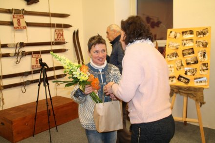 Wystawa starego sprzętu narciarskiego